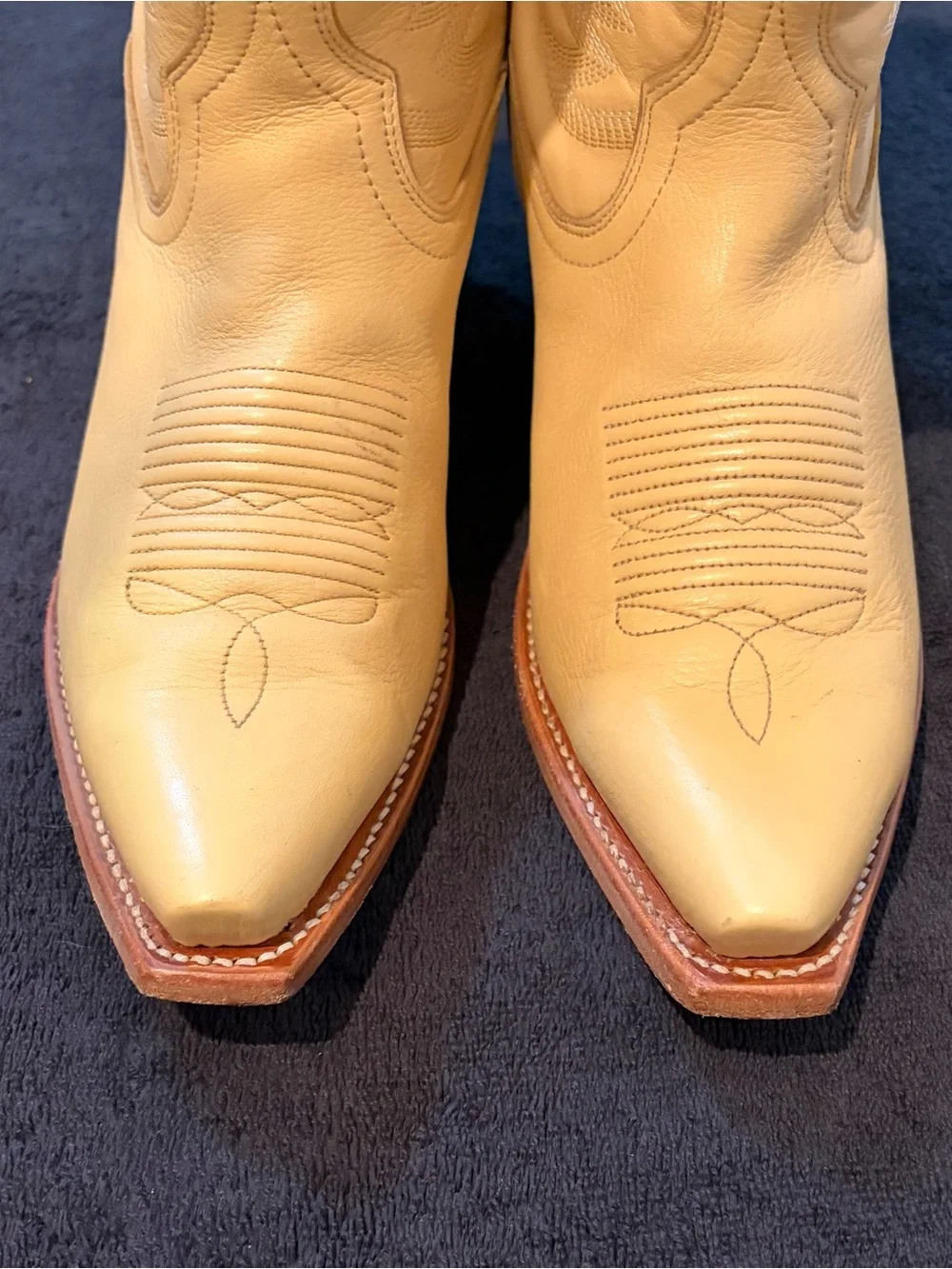 Tecovas Annie Marigold Snip Toe Cowgirl Boots 8B - Picture 5 of 9